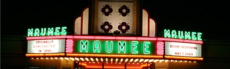 Maumee Indoor Theater outside building